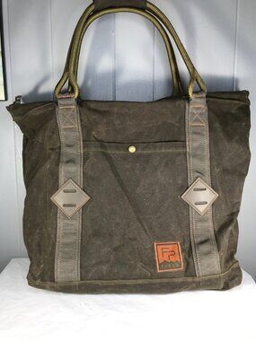 Fishpond Horse Thief Tote Bag Peat Moss Canvas Fly Fishing Gear Bag